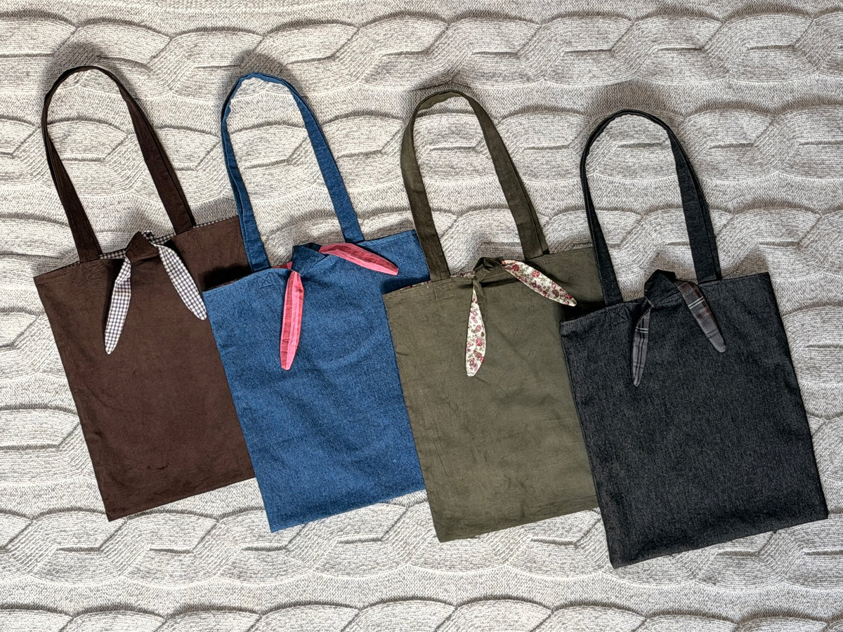 The Tie Up Tote Bag - The Darwin